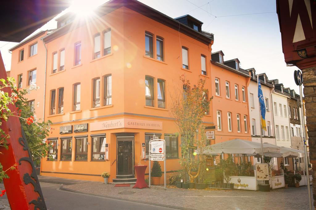 Neubert'S Gasthaus Am Rhein 라한슈타인 외부 사진