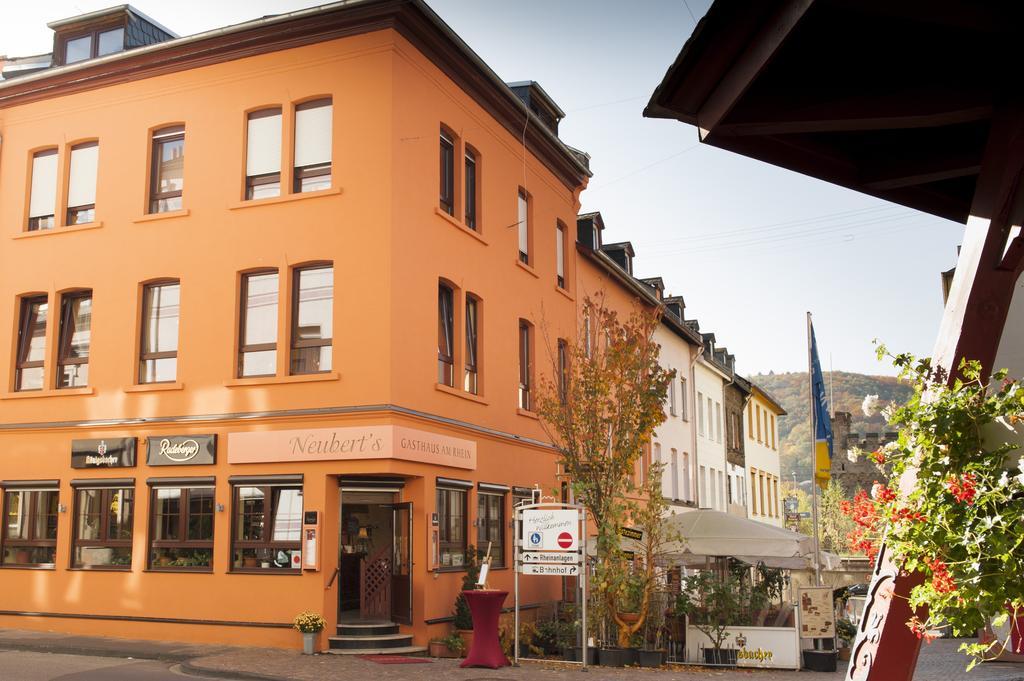 Neubert'S Gasthaus Am Rhein 라한슈타인 외부 사진